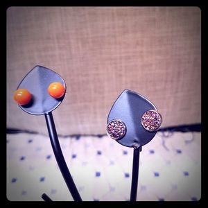 NWOT 2 pairs of Fashion Earrings (pierced)